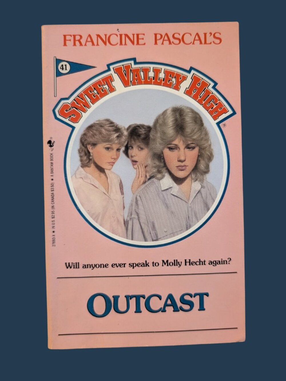 5/$20 Sweet Valley High #41 Outcast Vintage 1987 Bantam Paperback